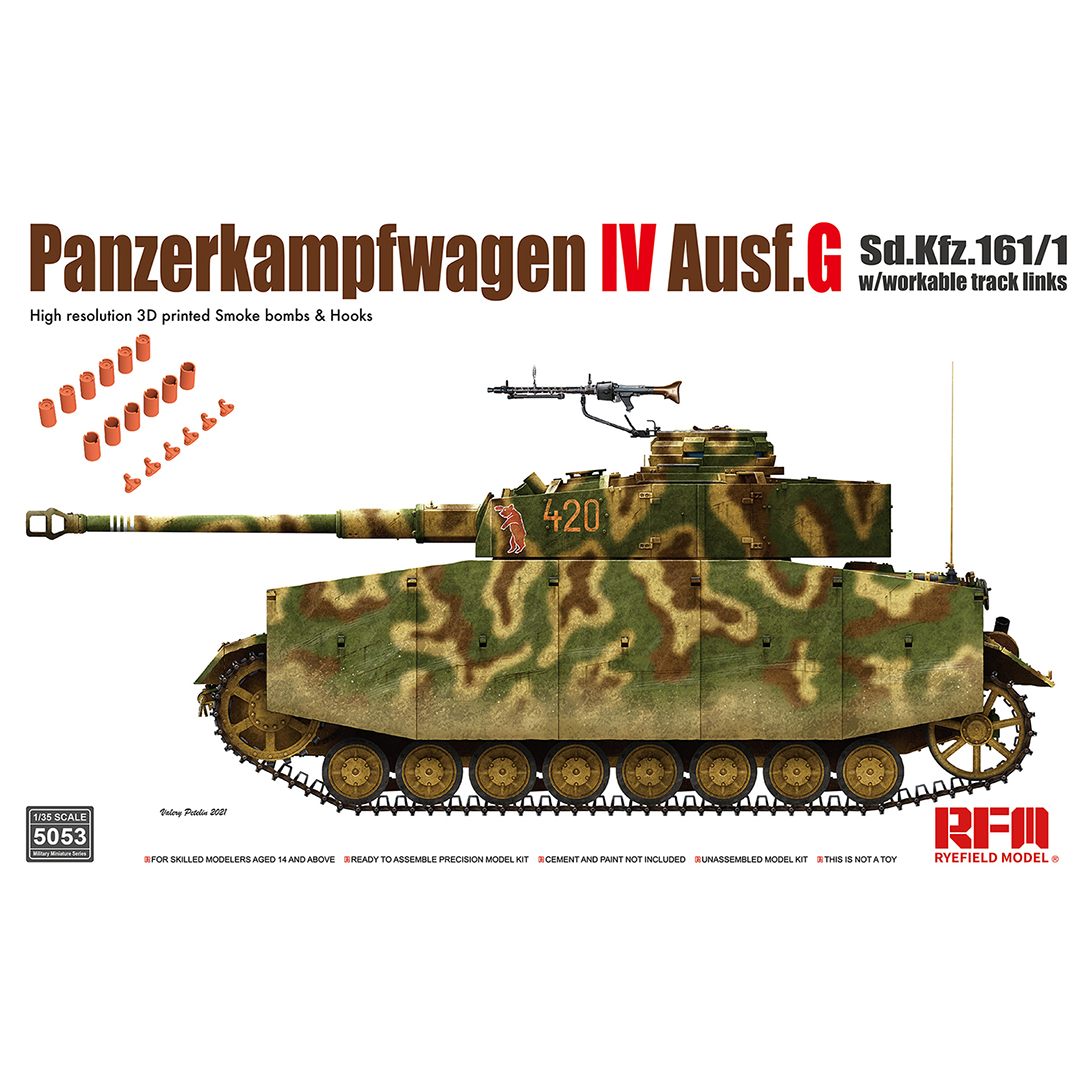 Model Kit Rg - RYEFIELD MODEL RFM RM-5053 Pz.Kpfw.IV Ausf.G