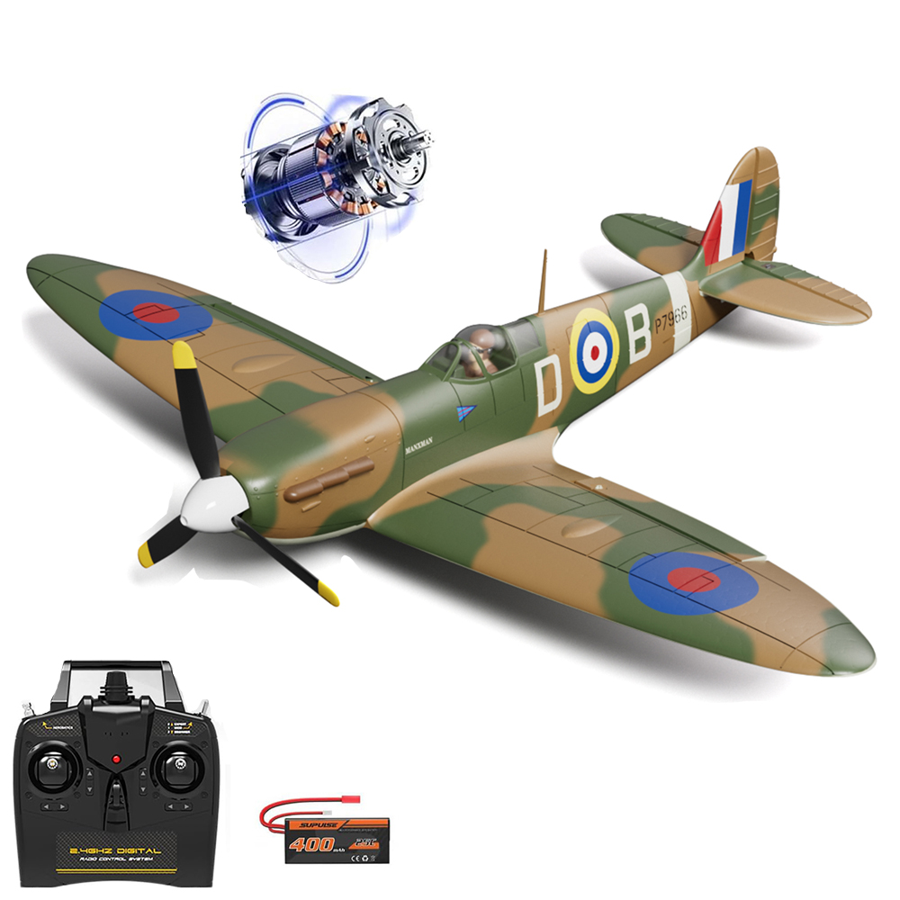 Model Kit Spitfire - Volantexrc Spitfire 500 mm RC-vliegtuig met