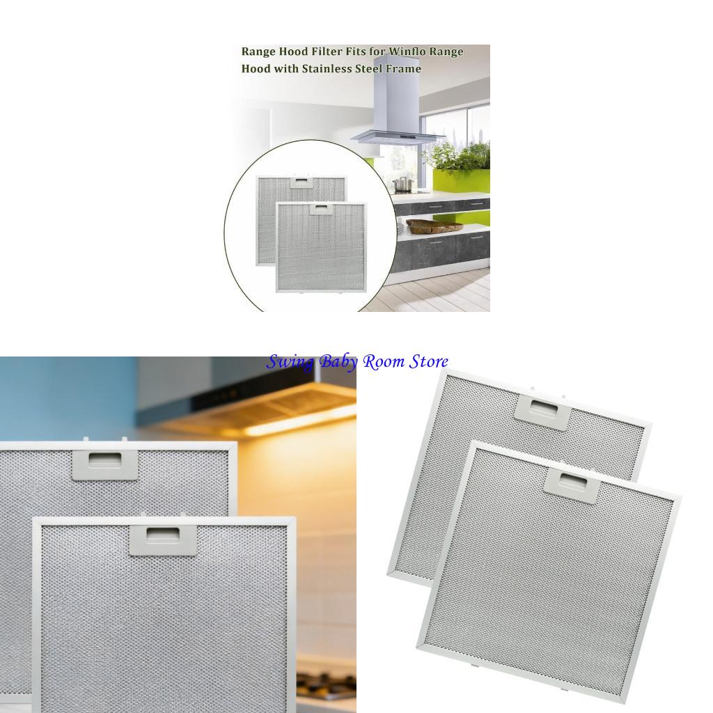 Model Kitchen Set Aluminium - K1AD Kapfiltervervangingsset 2 met handgrepen voor