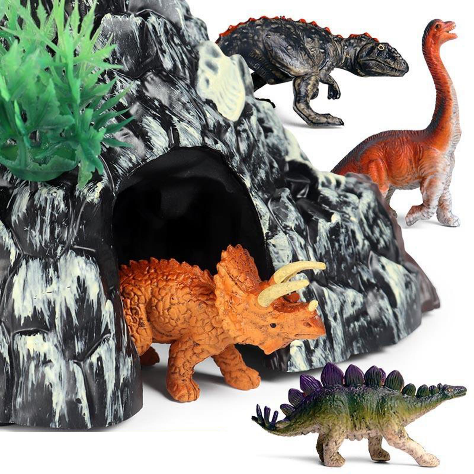 Model Kit Dinosaur - Vulkaanuitbarsting speelsetmodel Educatief wetenschapspakket met interactief