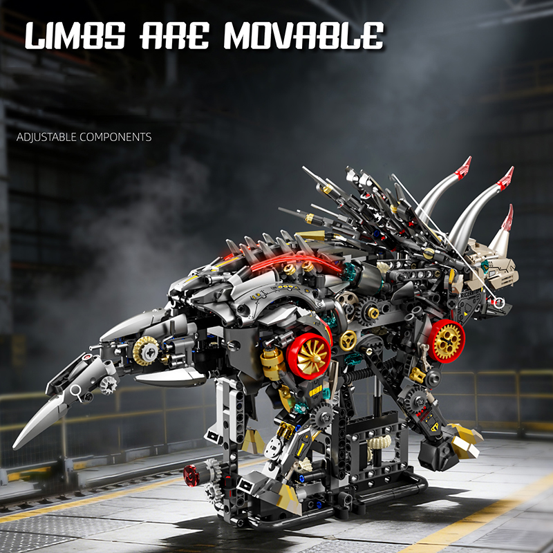 Mechanische Triceratops bouwst - Model Kit Dinosaur recensie en prijs