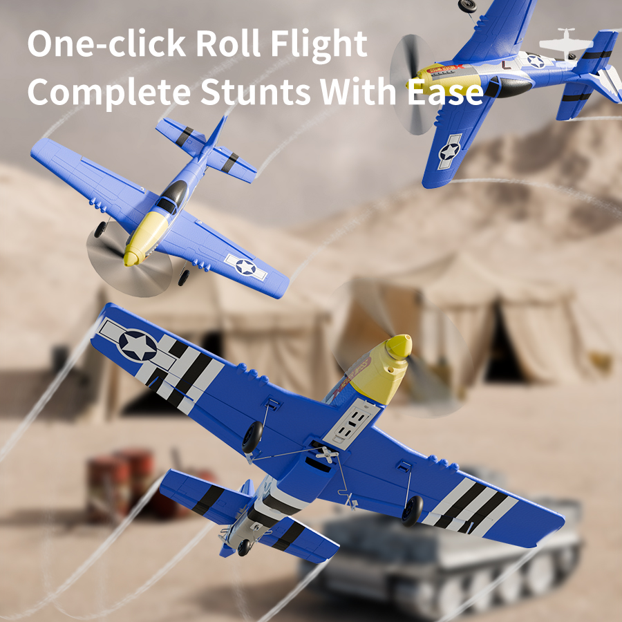 P51 Mustang RC Vliegtuig 2.4G  - Model Kit Spitfire recensie en prijs