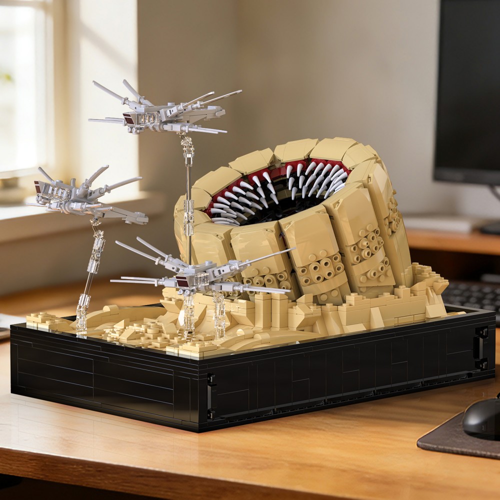 1488-delige Sandworm Aanval Bo - Model Kit Vs Lego recensie en prijs