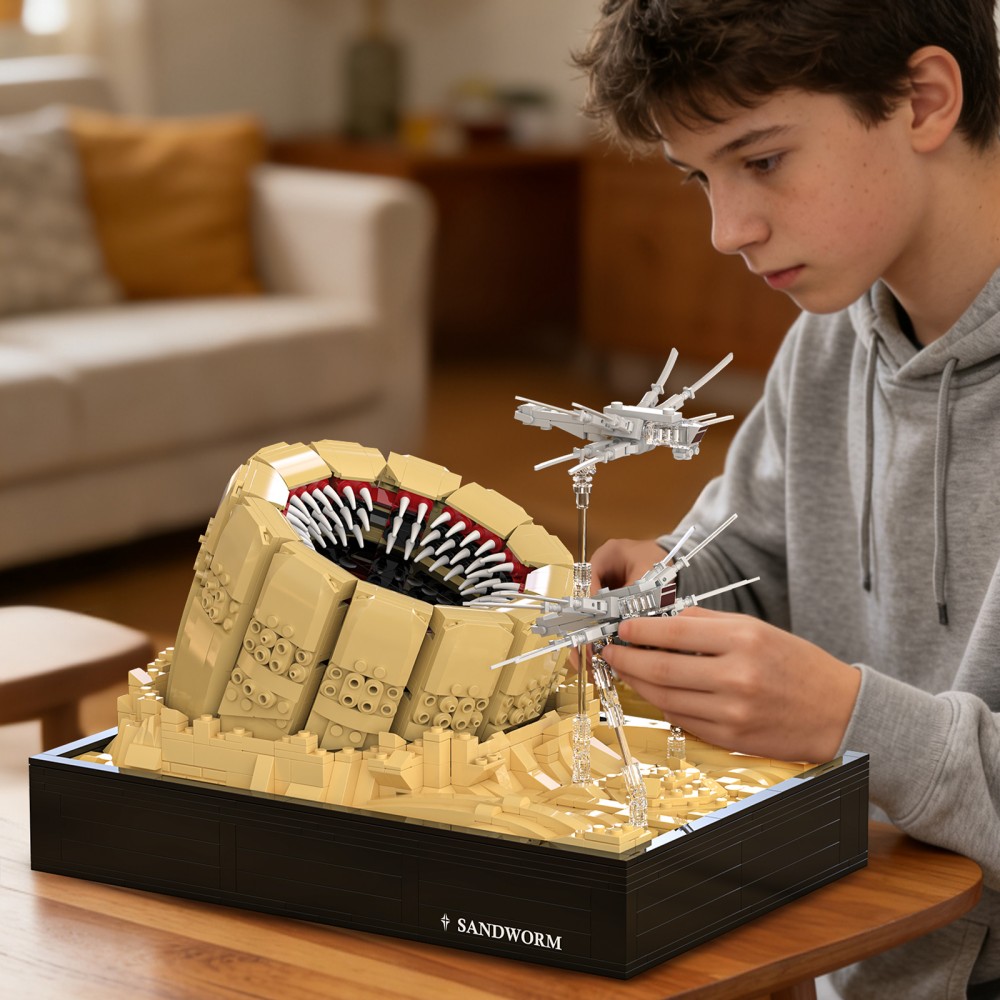 1488-delige Sandworm Aanval Bo - Model Kit Vs Lego recensie en prijs