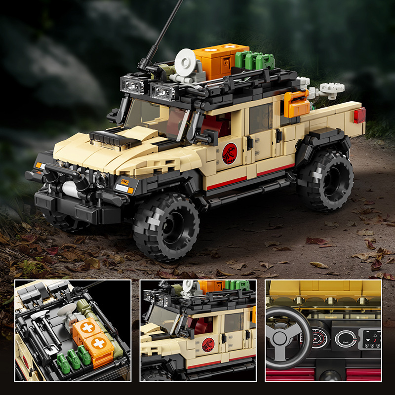 1632-delige Jurassic Dinosaur  - Model Kit Dinosaur recensie en prijs