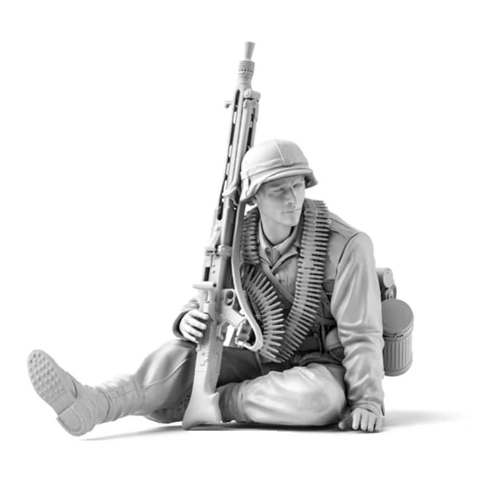 1/16 Infanterie MG42 Gunner, G - Model Kit Oberon recensie en prijs