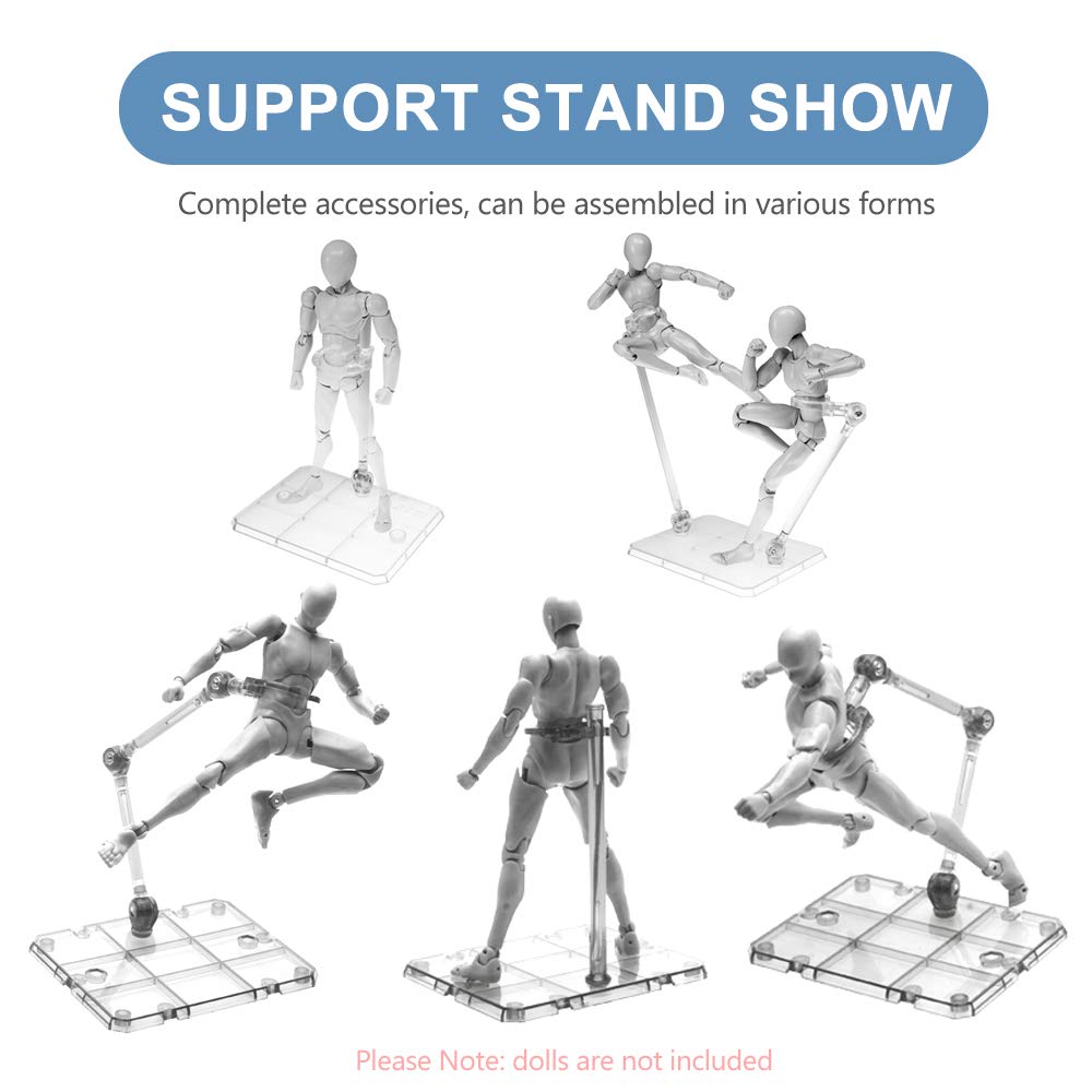 Clear Action Figure Stand, Mon - Model Kit Rg recensie en prijs