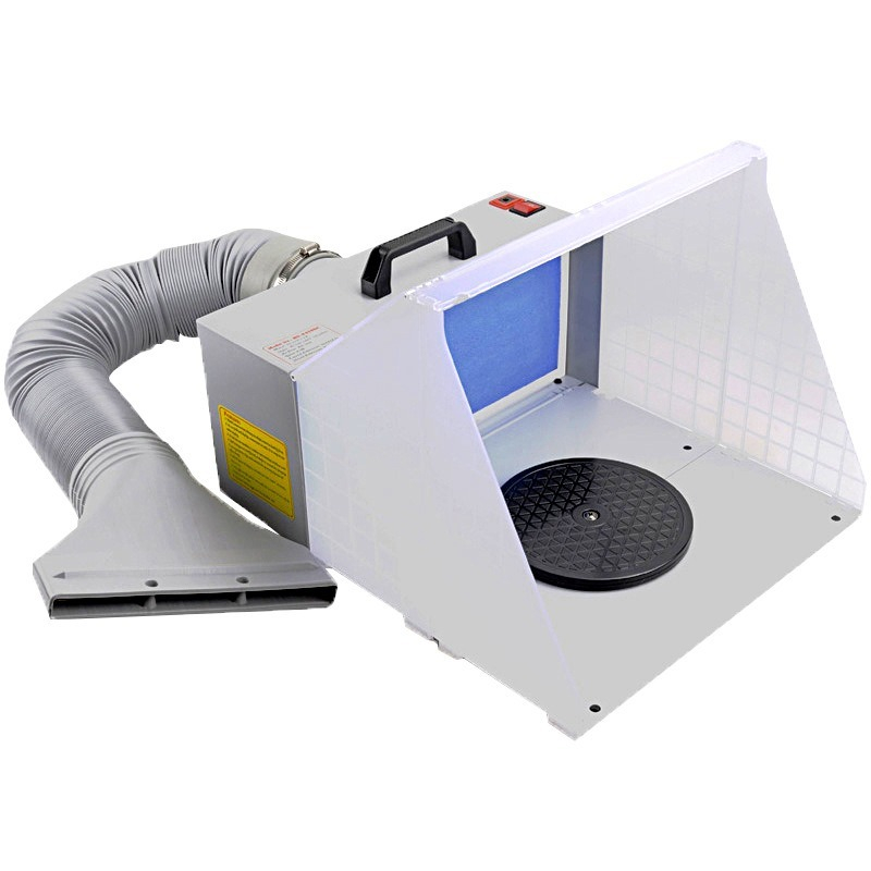 Draagbare airbrush spuitcabine - Youtube Model Kit recensie en prijs