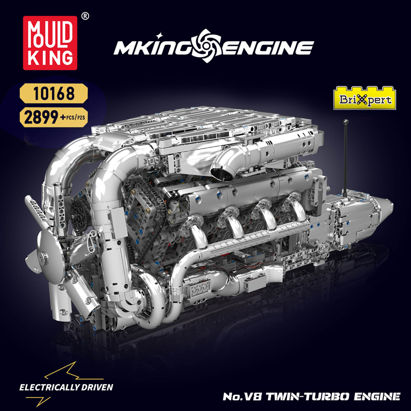 Mold King 10168 V8 Twin Turbo  - Model Kit Engine V8 recensie en prijs