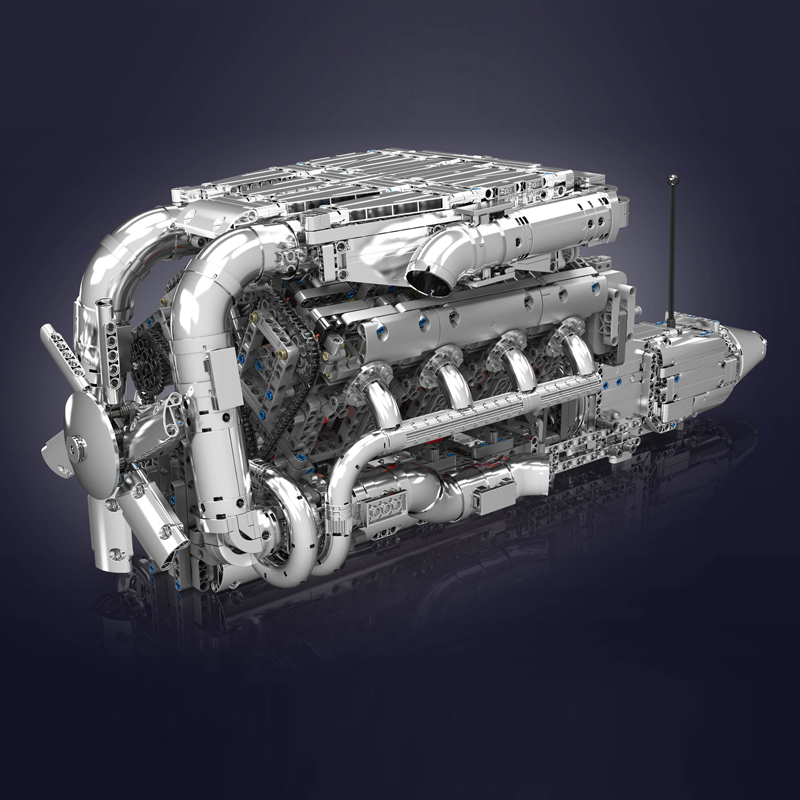 Mold King 10168 V8 Twin Turbo  - Model Kit Engine V8 recensie en prijs